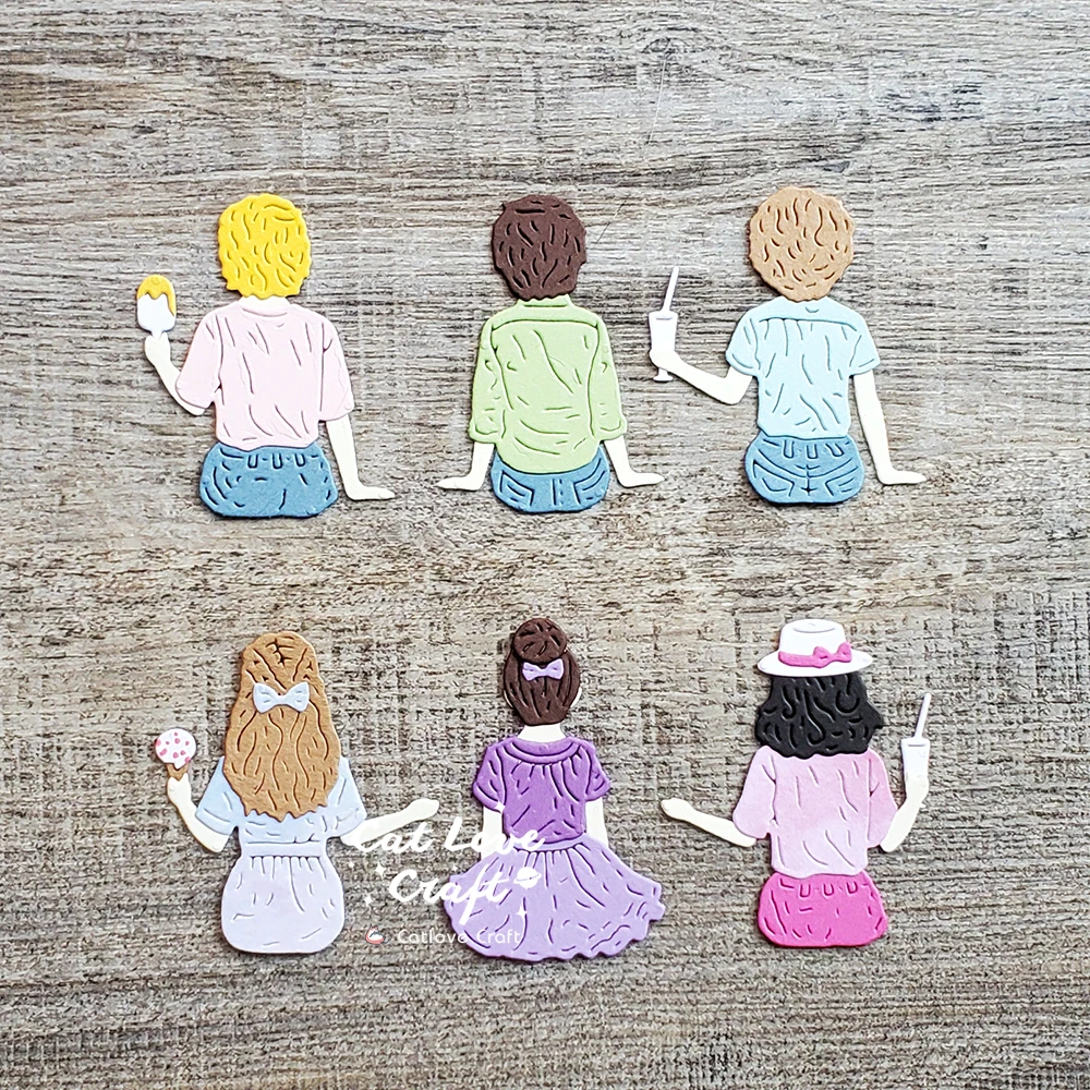 Catlove 여름 어린이 금속 절단 다이 스크랩북 금형 칼 스텐실 다이 컷 카드 만들기 DIY 공예 엠보싱 새로운 다이