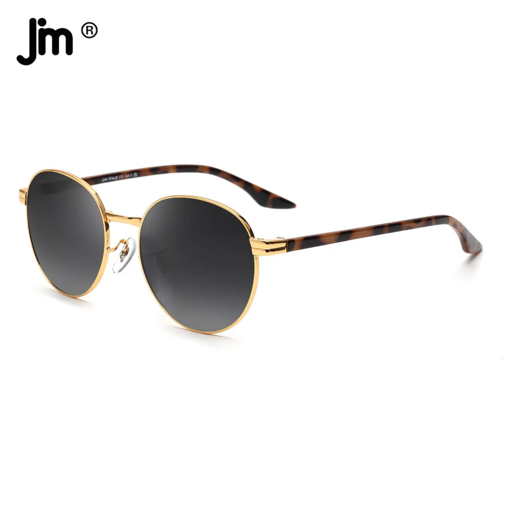 

JM UV400 Vintage Black Pilot Sunglasses Men's Polarized Sunglasses Driving Sun Glasses For Men Women Brand Designer Male