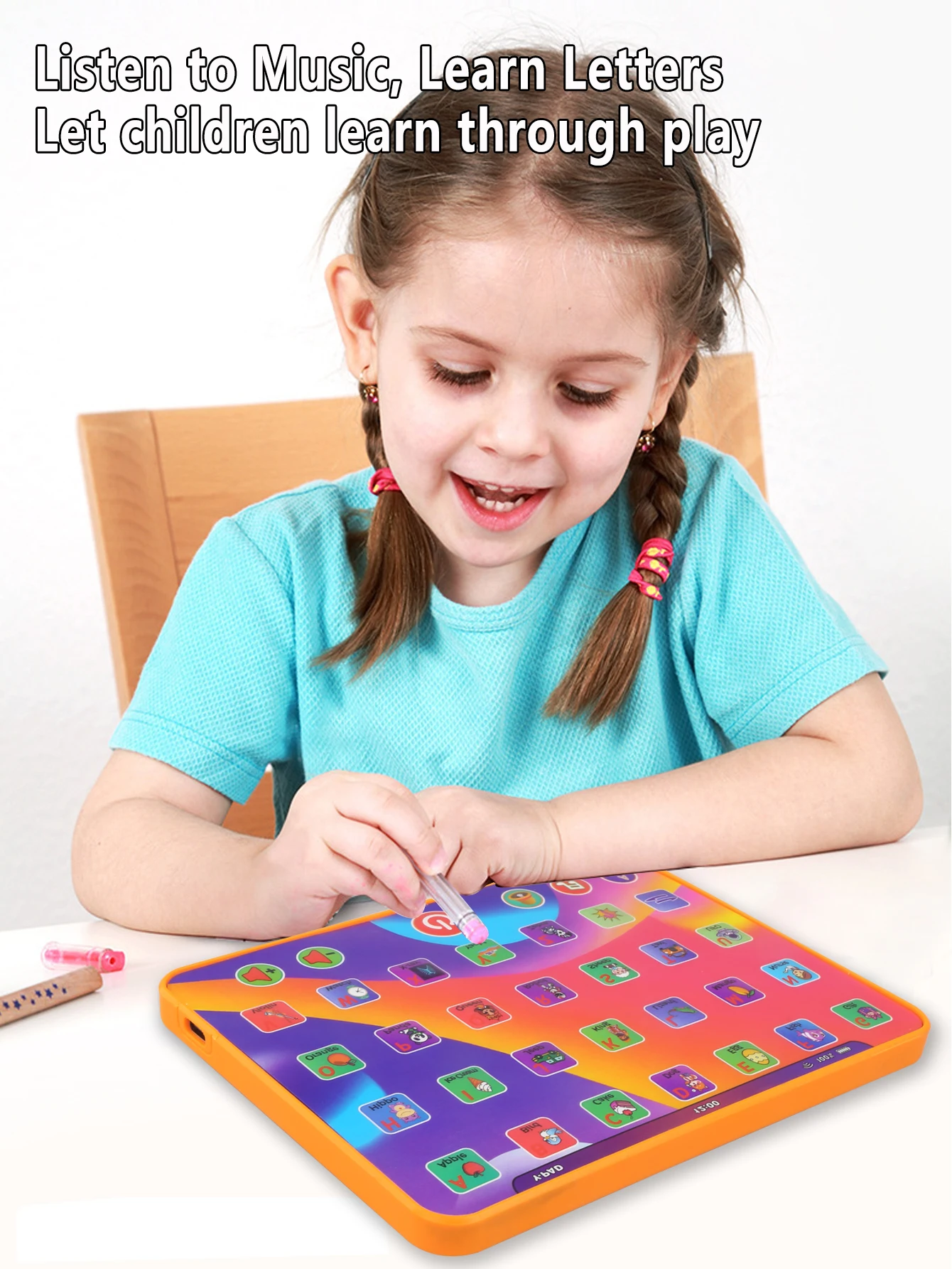Interactive Alphabet Learning Tablet For Kids Educational Toy_voghion.com