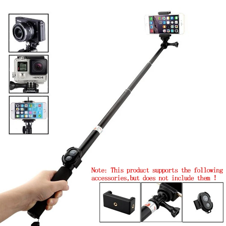 Aluminum Alloy Extendable Handheld Selfie Stick Telescoping Pole for