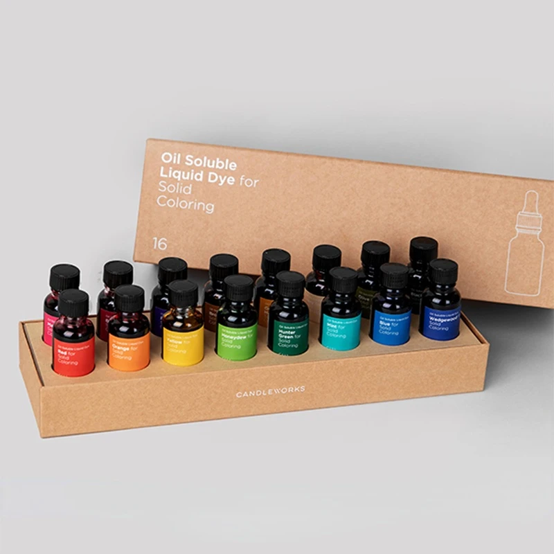 ⭐︎Put⭐︎ candle works 液体染料 楽天市場】リキッドカラー 液体染料 20ml× 16色セット 染料 キャンドル