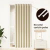 New Style Solid Color Magnetic Curtain Insulated Screen Door Curtains No-punch Indoor blackout For bedroom Living room Wardrobe 5