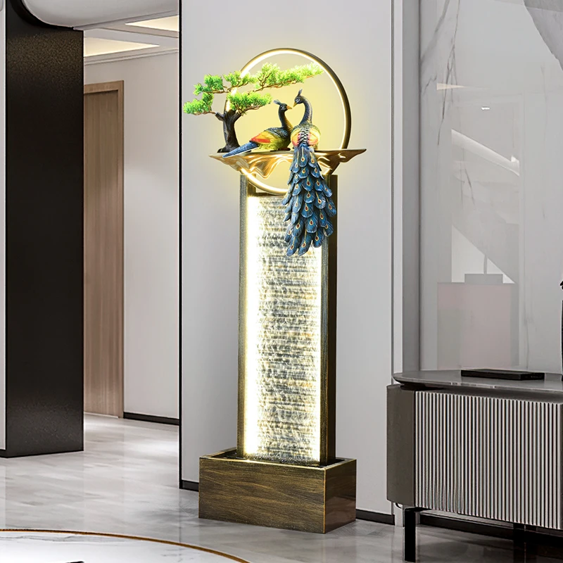 

Floor Running Water Creative Fortune Decoration Living Room TV Cabinet Decoration Screen