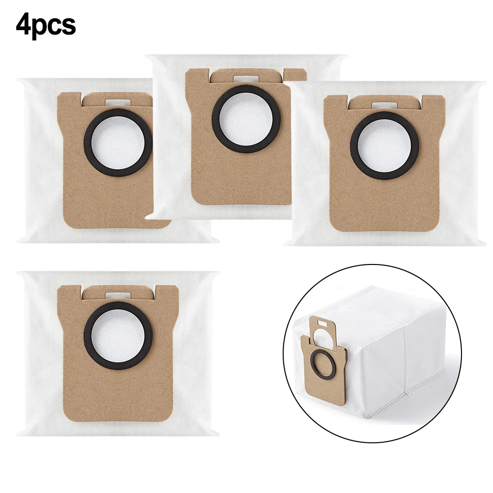 

4pcs Dust Bag For L20 Ultra 3.2L Robot Vacuum Cleaner Spare Parts Household Cleaning Tools Accessories High Quality Durable