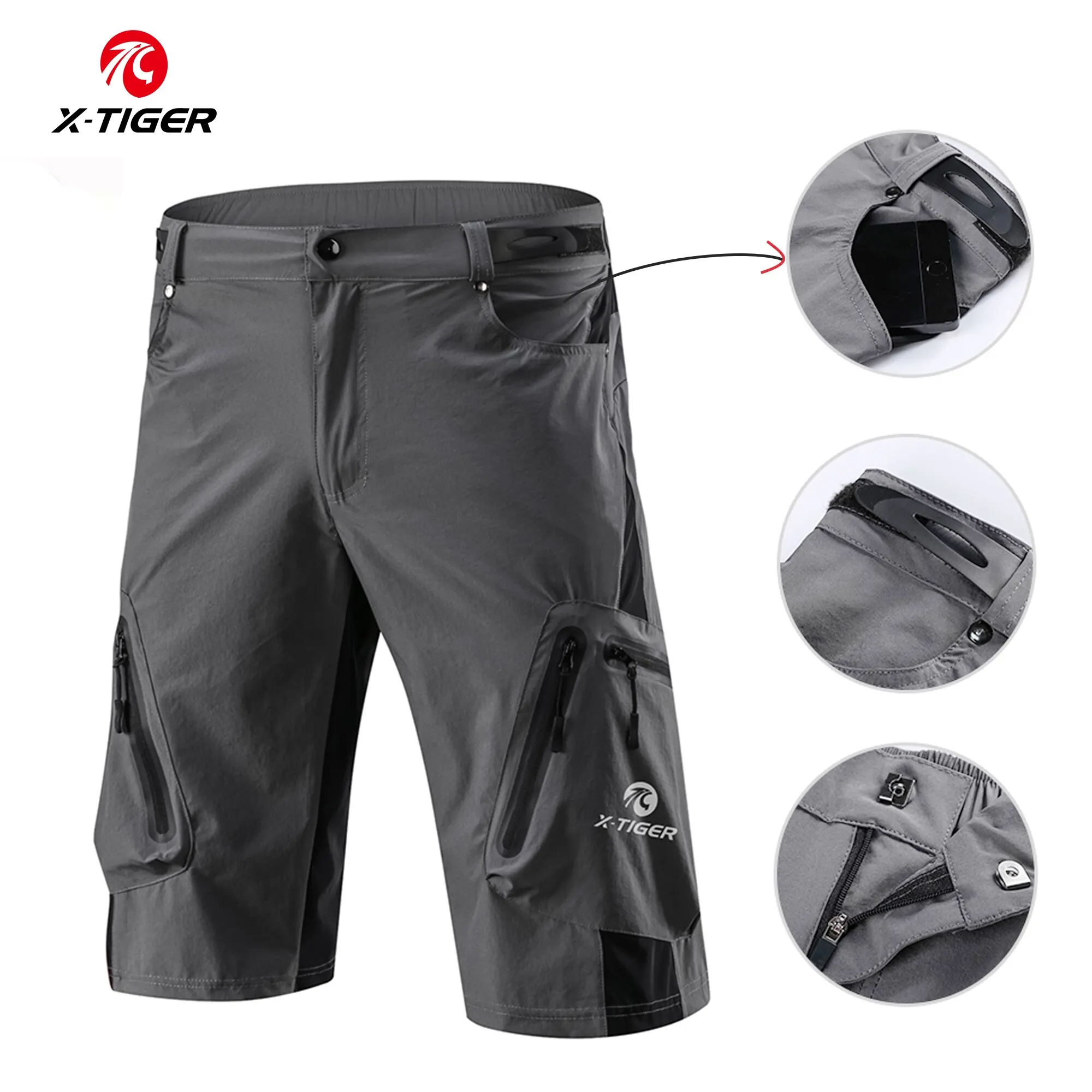 Short Gore Bike Wear Noir Taille 34 - Cyclisme Performance, Poches Zippées