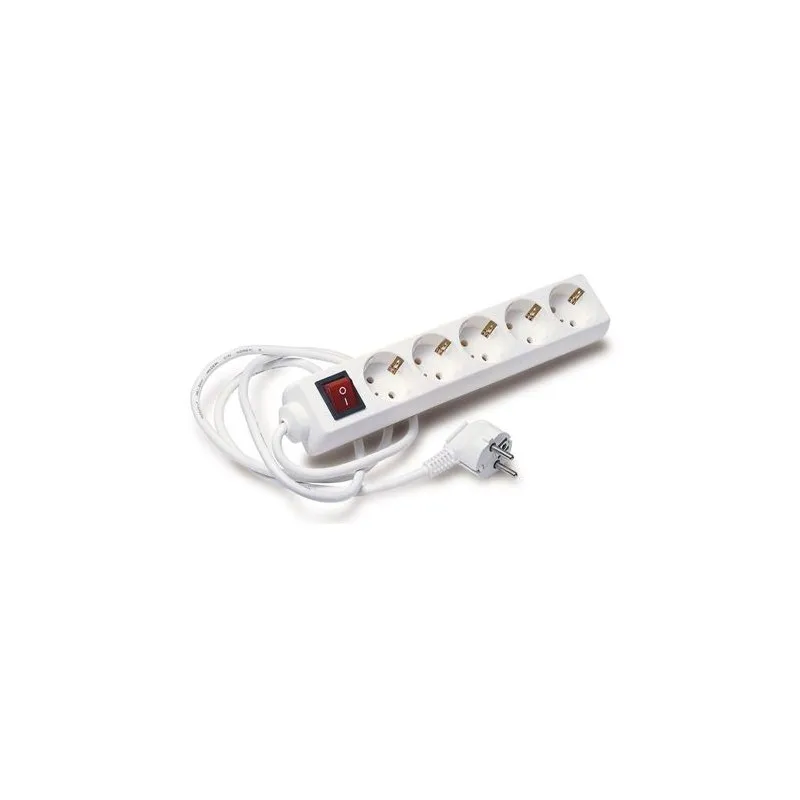 Elbat power outlet strip-5x Schukos-On/Off switch-1.50m Cable EB0278 tintasycartuchos.com