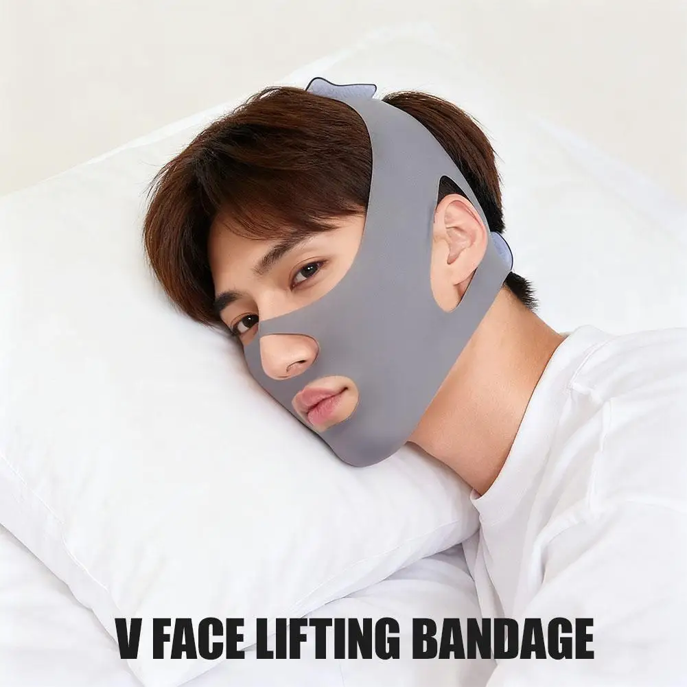 Face Sculpting Sleep Mask: Breathable Elastic Lifting and Tightening Facial Slimming Strap