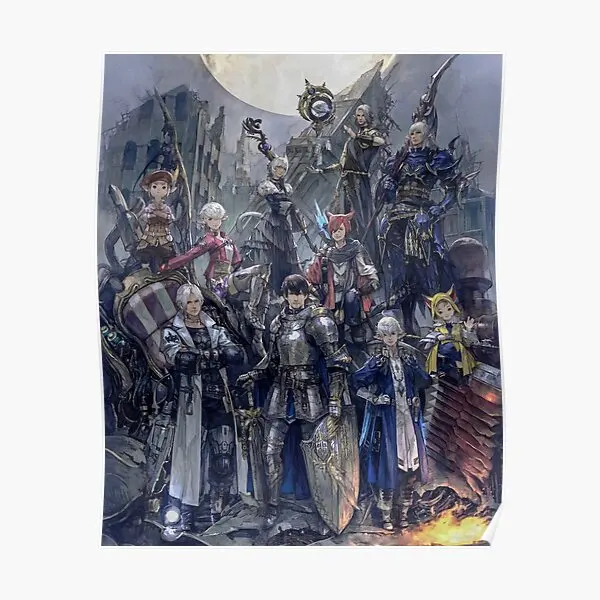 

Endwalker Scions Of The Seventh Dawn Poster Room Vintage Print Painting Modern Art Home Picture Wall Mural Decor Funny No Frame