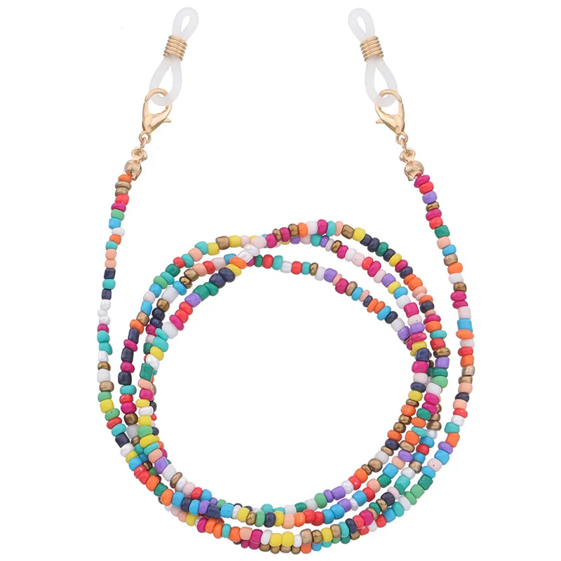 Neue Mode Frauen Lesebrille Kette Perlen Sonnenbrille Lanyard Halskette Hängen am Hals Brillen Halskette Zubehör Geschenk – Detail 7
