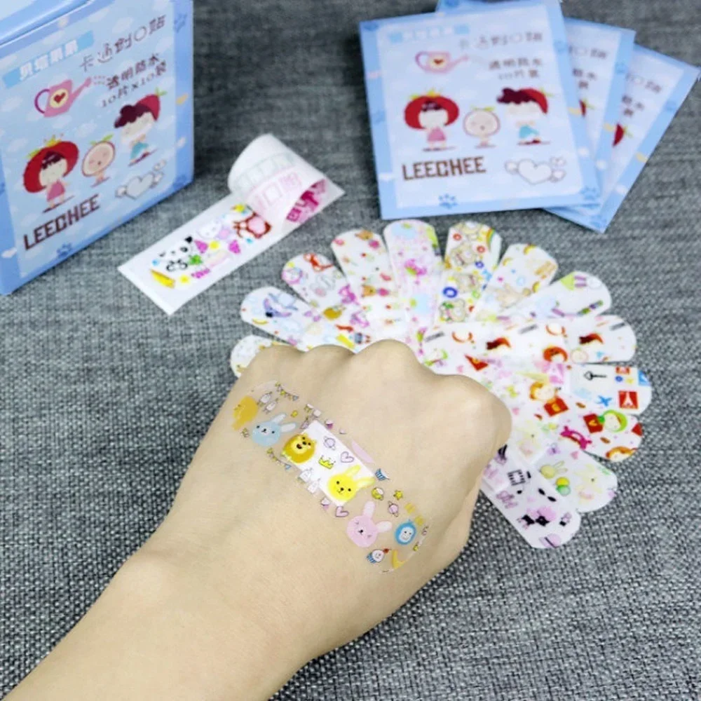 

Bandages for Children Patterned Patch Emergency Bandaids Adhesive Medical Plaster Children's Strips Outdoor Survival Equipment