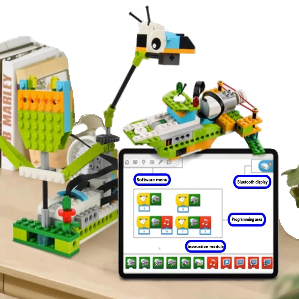 Technical-45300-Robotics-Construction-Set-Building-Blocks-Compatible ...