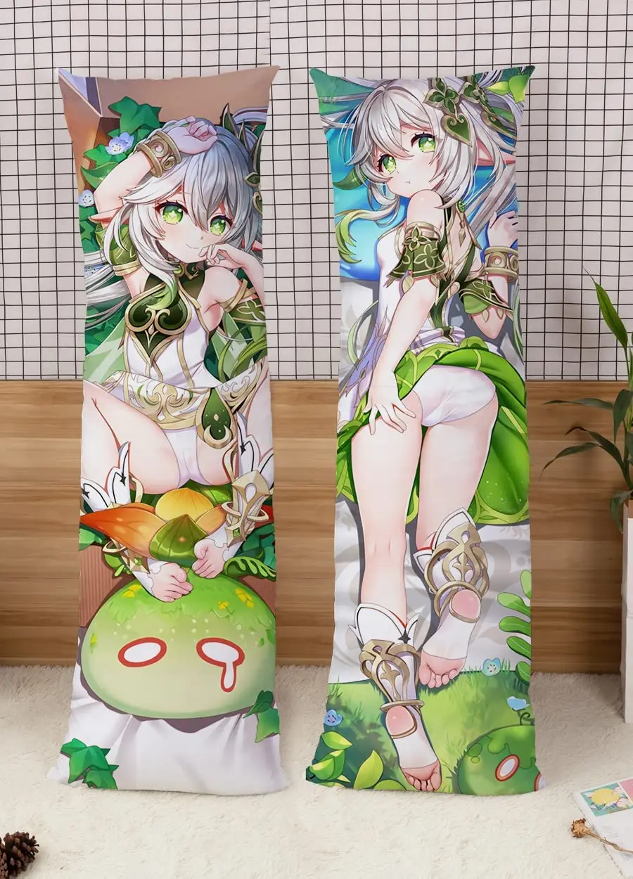 

Fast Shipping Genshin Impact Qin Hugging Body Pillowcase,59"x19" Gaiming Roles Throw Pillow Cover, Double-Sided Print Dakimakura