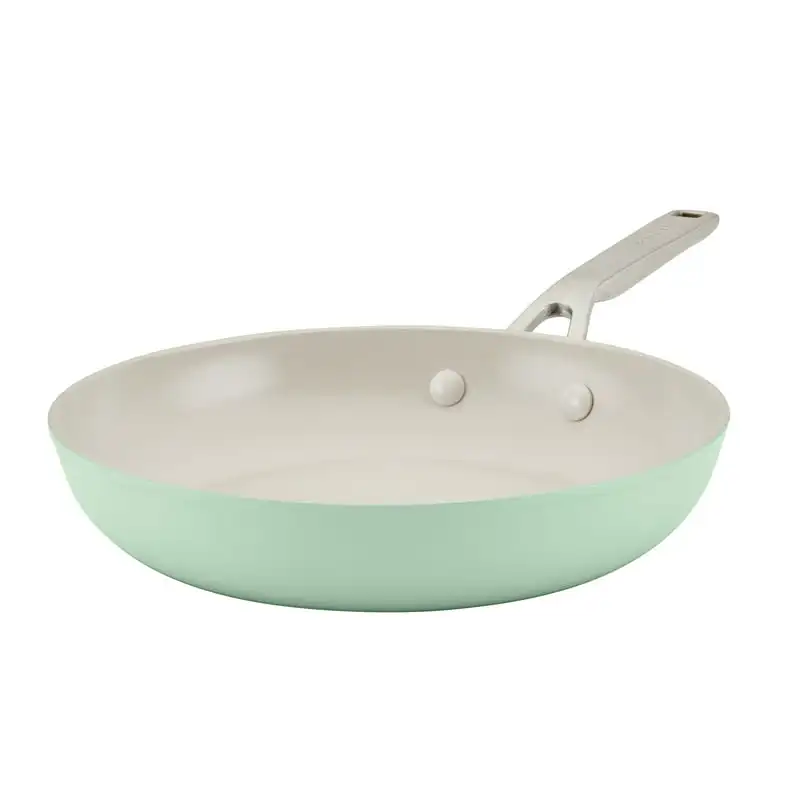 

Anodized Ceramic Nonstick Frying Pan, 10-Inch, Pistachio