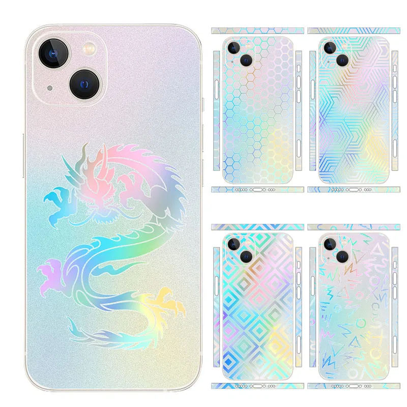 Cover Posteriore Per Iphone 1413 12 Pro Max Mini Cover Adesiva Protettiva Per Iphone 12Pro 13Pro 13Mini 12 Mini Carta Laser Trasparente