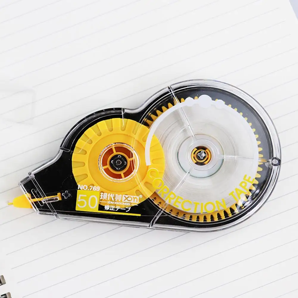 Random 1pcs Practical Correction Tape Roller 50m Long White Sticker Material Kawaii Kids Gift Supplies Stationery School Study