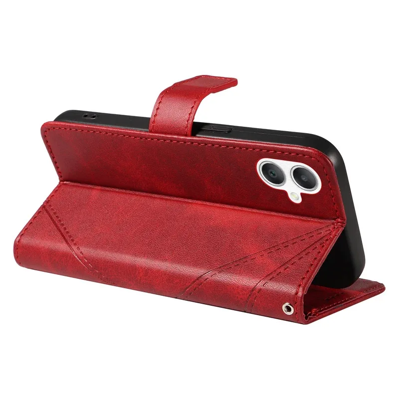 Sleek Leather Wallet Case with Magnetic Closure