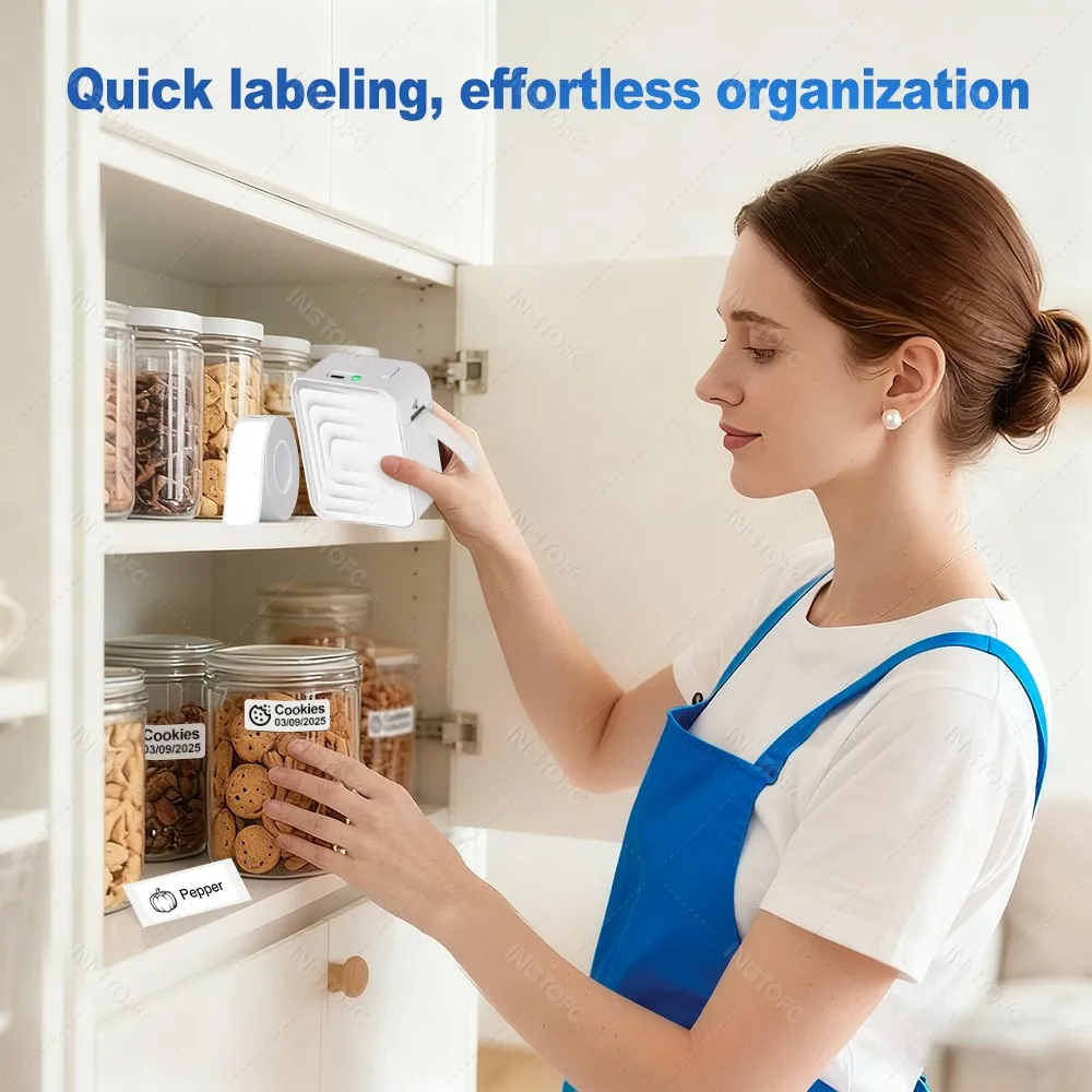 Marklife M1 New Color Mini Portable Thermal Printer Wireless Bluetooth Pocket Label Maker For Home Office Labeling Tag Sticker