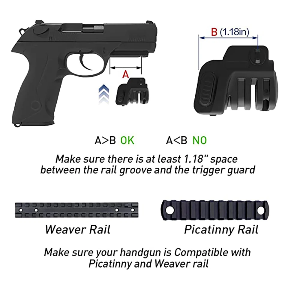 Glock Laser Sight for Handgun LS-L8 Compatible with Taurus G2C G3 TORO Pistola