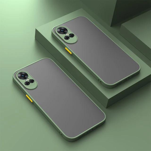 For OPPO Reno 10 Case Cover For OPPO Reno 10 Pro Funda Matte Translucent Shockproof Hard Protective Phone Bumper OPPO Reno 10