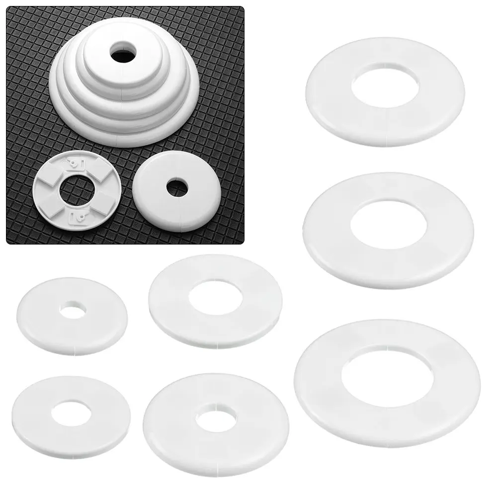 1Pcs Home Wall Flange Flange Cover Plastic Decorative Cover Faucet Accessories Pipe Wall Covers Air Conditioning Hole Decoration