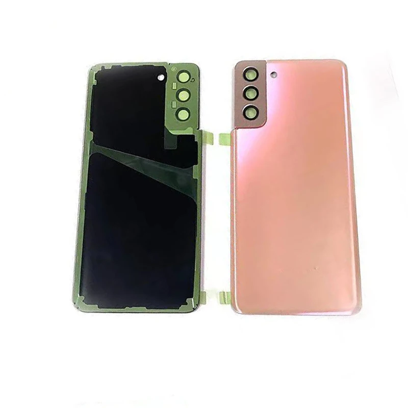 

New 5PCS For Samsung Galaxy S21 Plus Back Battery Cover Rear Door Housing Case With Camera Glass Lens For Samsung S21 Plus