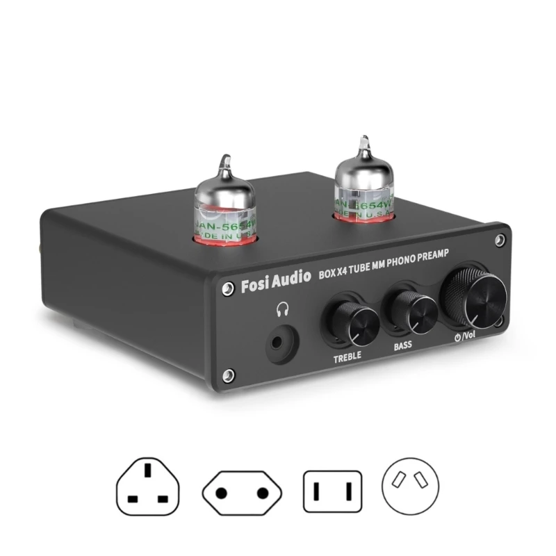 

Mini Preamplifier Phono Preamp Headphone Preamplifier for Record Player Turntable Phonograph