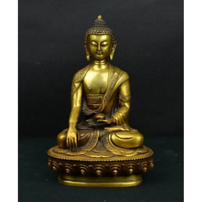 

Старинный старый стеклянный Будда yamuni Buda Gautama Siddhartha