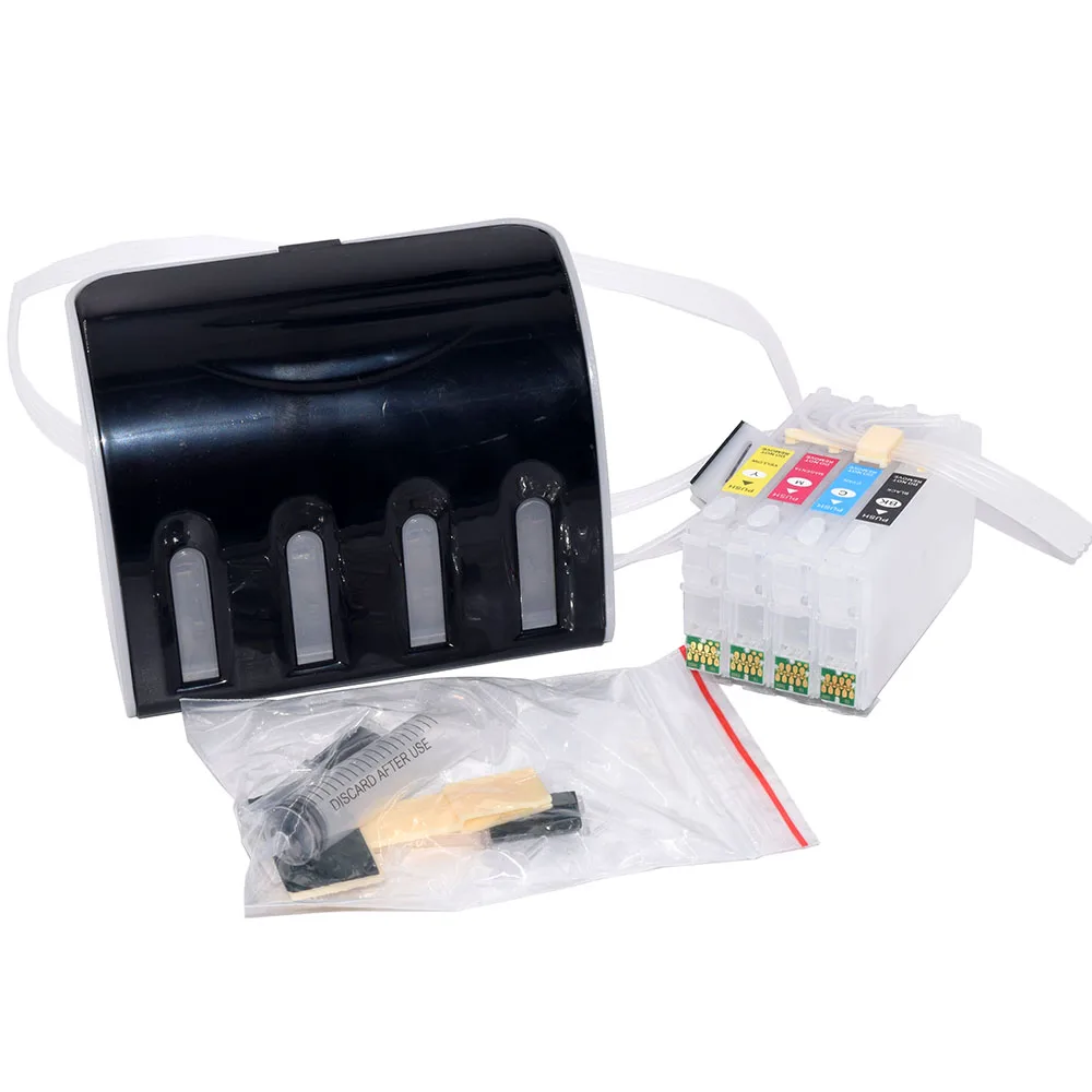 Sistema Ciss com Chip de Reinicialização Automática Epson Workforce Wf7820 Wf-7830 Wf-7835 Wf-7840 Wf3820 Wf-3825 4820 4825 4830 7310 405xl