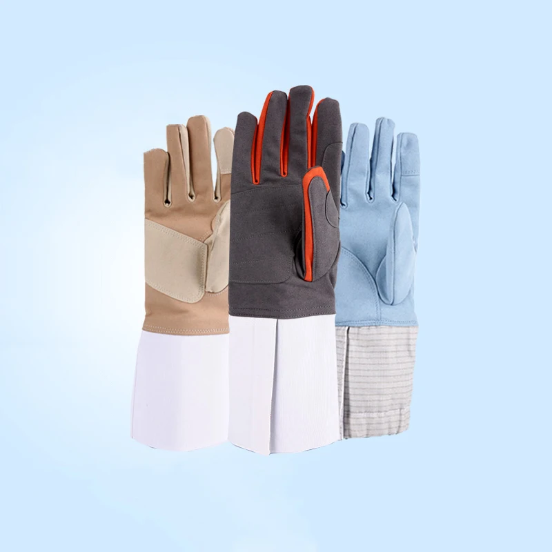 AF Fencing Practice Competition Foil Fencing Gloves Adult and Children Training Flower Weight Saber Gloves Equipment