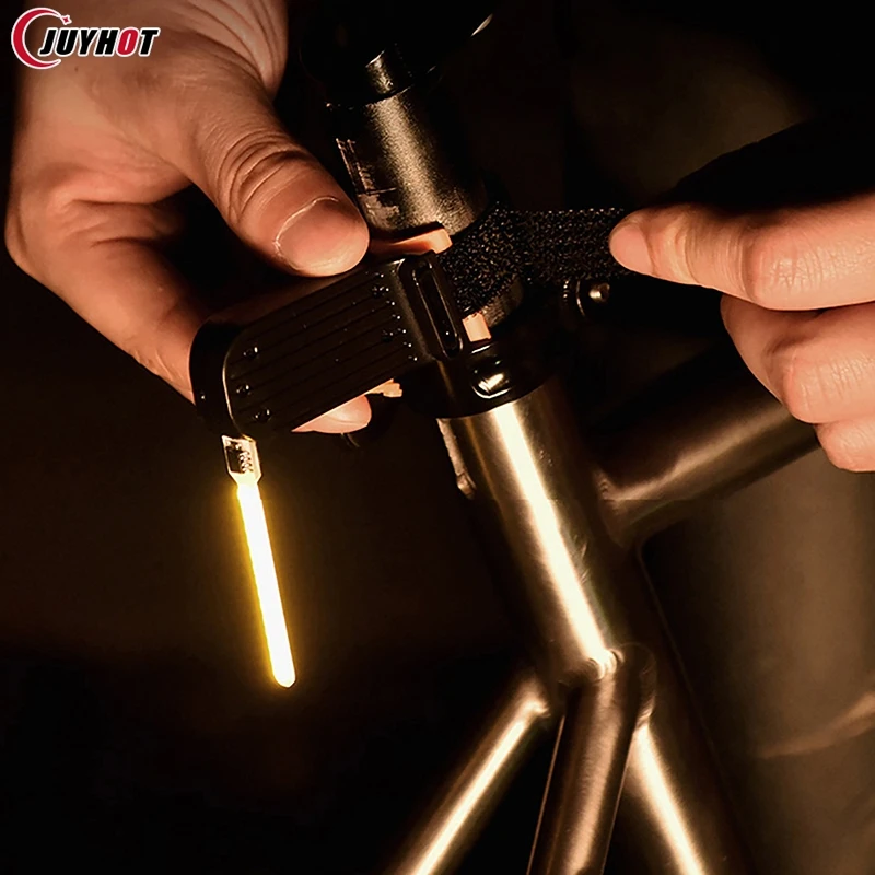 

Bike Rear Light Photon Drop Warning Lamp Waterproof Rechargeable LED Bicycle Taillight Portable Riding Equipment