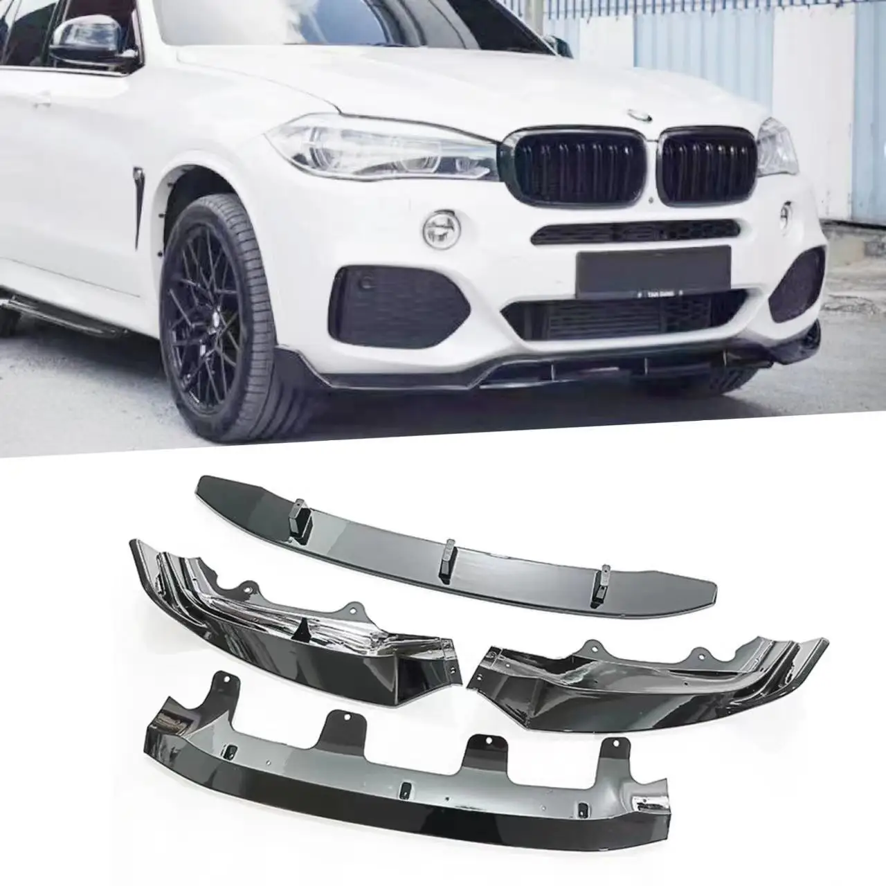 

For The Bmw F15 (x5) Black Knight Model With A 4-stage Front Lips Body Kit