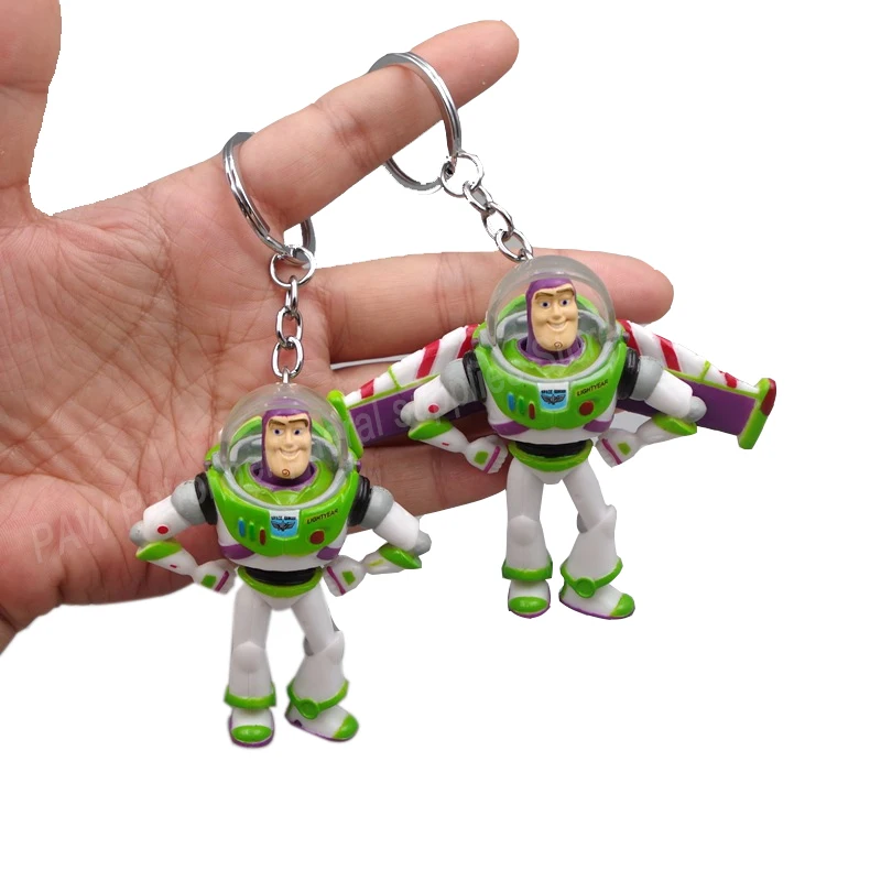 Portachiavi Disney Toy Story Buzz Lightyear Figure Collection Bambola Per Borsa Decorazione Auto Regalo Portachiavi Compleanno Per Bambini