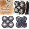 4D Men 1PC Replacement Shaver Head Electric Shaver 5 Cutter Spare Razor Blades Intelligent Floating Extra Head Stainless Steel 5