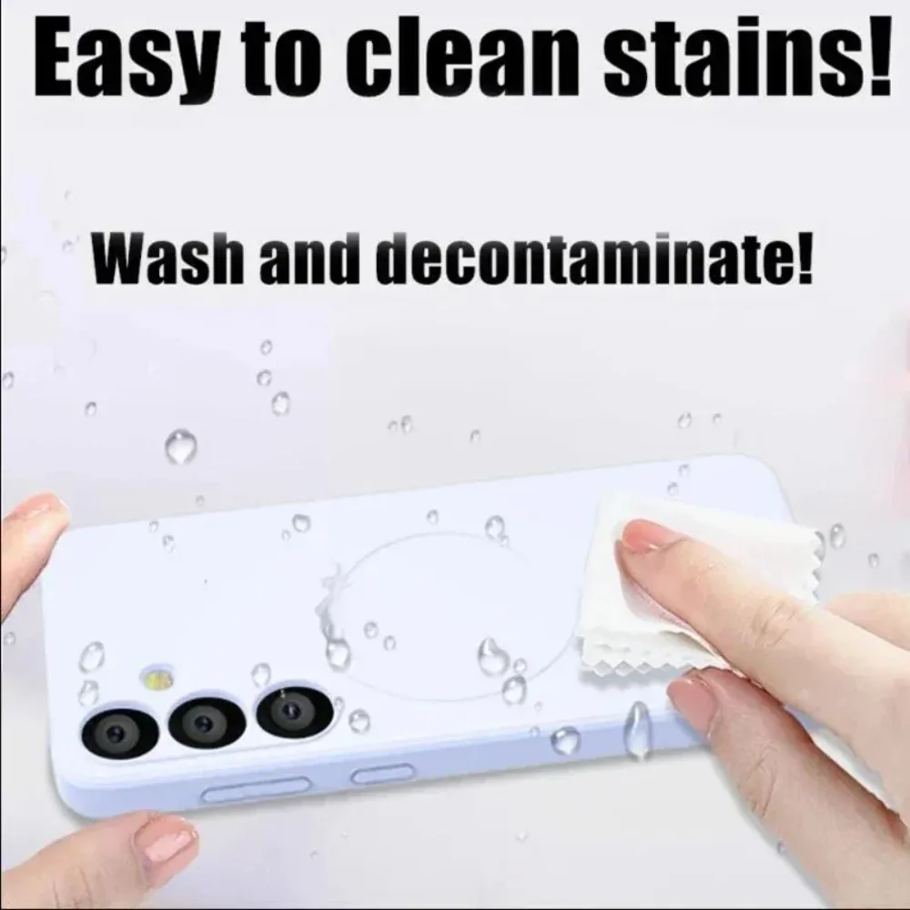 Magnetic Liquid Silicone Wireless Charging Case