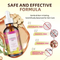 Huile dépilatoire 60ml, inhibiteur naturel de la pousse des poils avec huile de jojoba et d'amande, formule douce pour une peau lisse, tous types de peau 6