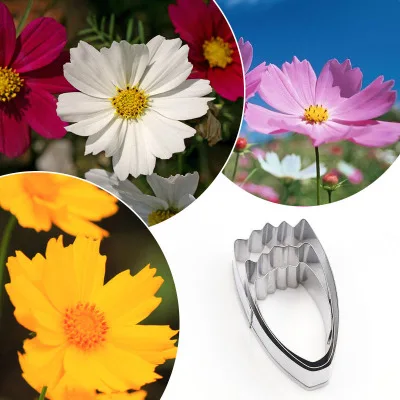 Persian Chrysanthemum Petals Cake Mold Stainless Steel Fondant Cookie Cutters Decorating Tools Cutter 3pcs/set | Дом и сад