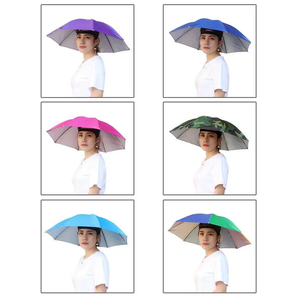 Przenośny parasol przeciwdeszczowy kapelusz składany odkryty Pesca parasol przeciwsłoneczny wodoodporny Camping wędkowanie nakrycia głowy plaża kapelusze na głowę akcesoria 3 Przenośny parasol przeciwdeszczowy kapelusz składany odkryty Pesca parasol przeciwsłoneczny wodoodporny Camping wędkowanie nakrycia głowy plaża kapelusze na głowę akcesoria 3