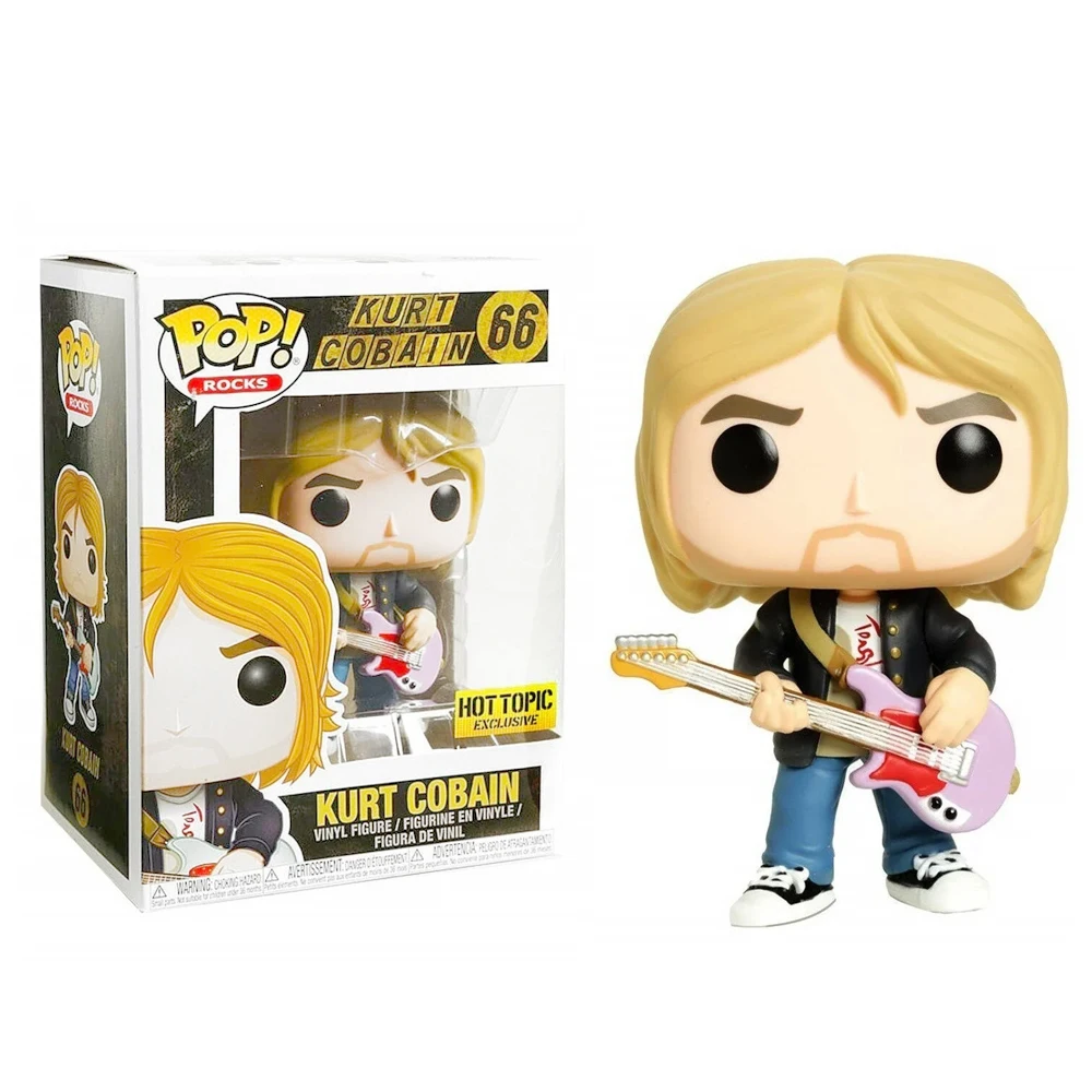thumbnail image 1 of Funko  KURT COBAIN #64 #65 #66 #67 Vinyl Figure Doll l Toys, 1 of 5