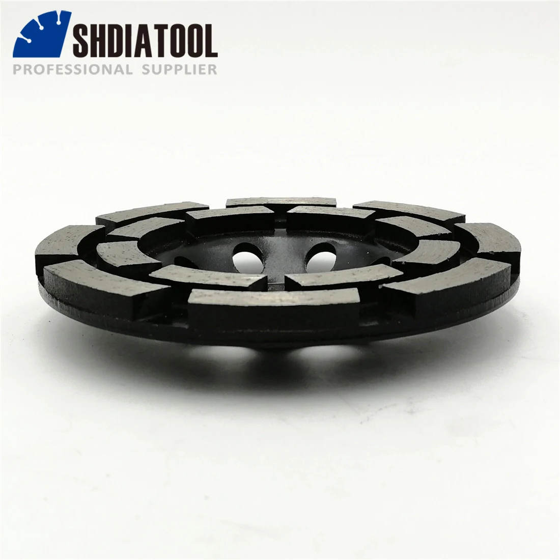 SHDIATOOL 4inch 100MM Diamond Double Row Grinding Cup Wheel For Concrete Masonry Granite Brick Diamond Grinding Disc