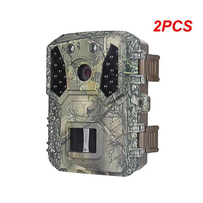 

2PCS Mini Hunting Camera 20MP 1080P Wild Trail Camera Infrared Night Vision Outdoor Motion Activated Scouting 0.2S Trigger Photo
