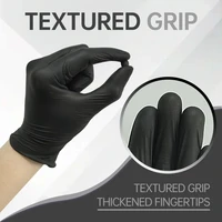 20/50/100PCS Black Nitrile Gloves Disposable Latex Free Household Gloves for Kitchen Cleaning Industrial Beauty Tattoo Gloves - Image 4