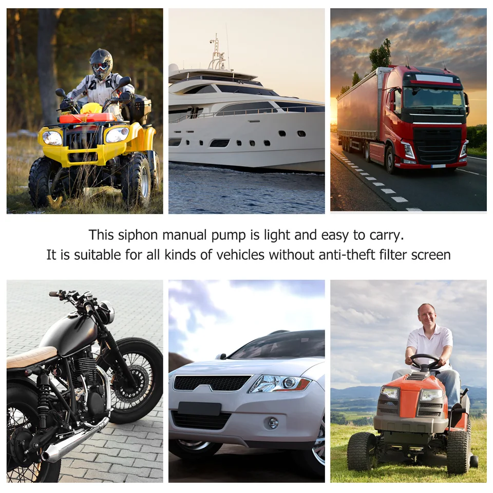 Pompa Sifone Carburante KATSU - Tubo Gomma 8mm X 1.9m - Foto 9