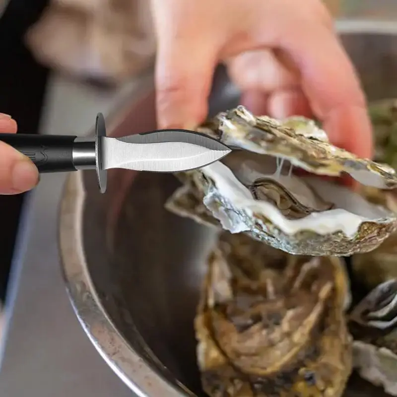Oyster Shucker Tool Oyster Seafood Clam Opener Comfortable Handle Seafood Opening Tool for Shellfish Oysters Clams