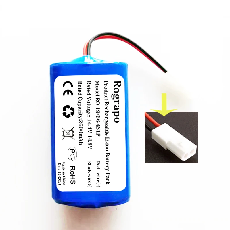 rechargeable battery pack New 3400mAh RS-RT900866 Li-ion Battery and Side Brush For Rowenta Tefal Explorer Serie 20 40 Robot Vacuum Cleaner canon battery