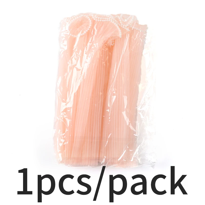 (4 Yards/bag)28cm Valentine's Day Wave Yarn Bouquet Packaging Pleated Mesh Lace Wedding Veil Holiday Party Decoration DIY Baking