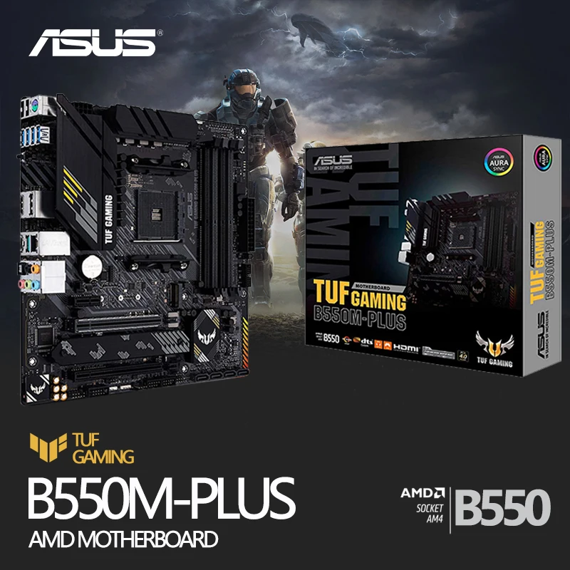 Asus B550 Plus Tuf Gaming Amd Am4 Atx Motherboard - New Asus