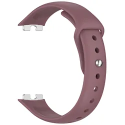 Silicone Sport Replacement Strap - Universal Fitness Bracelet Accessory - Huawei Band 8 (Purple)