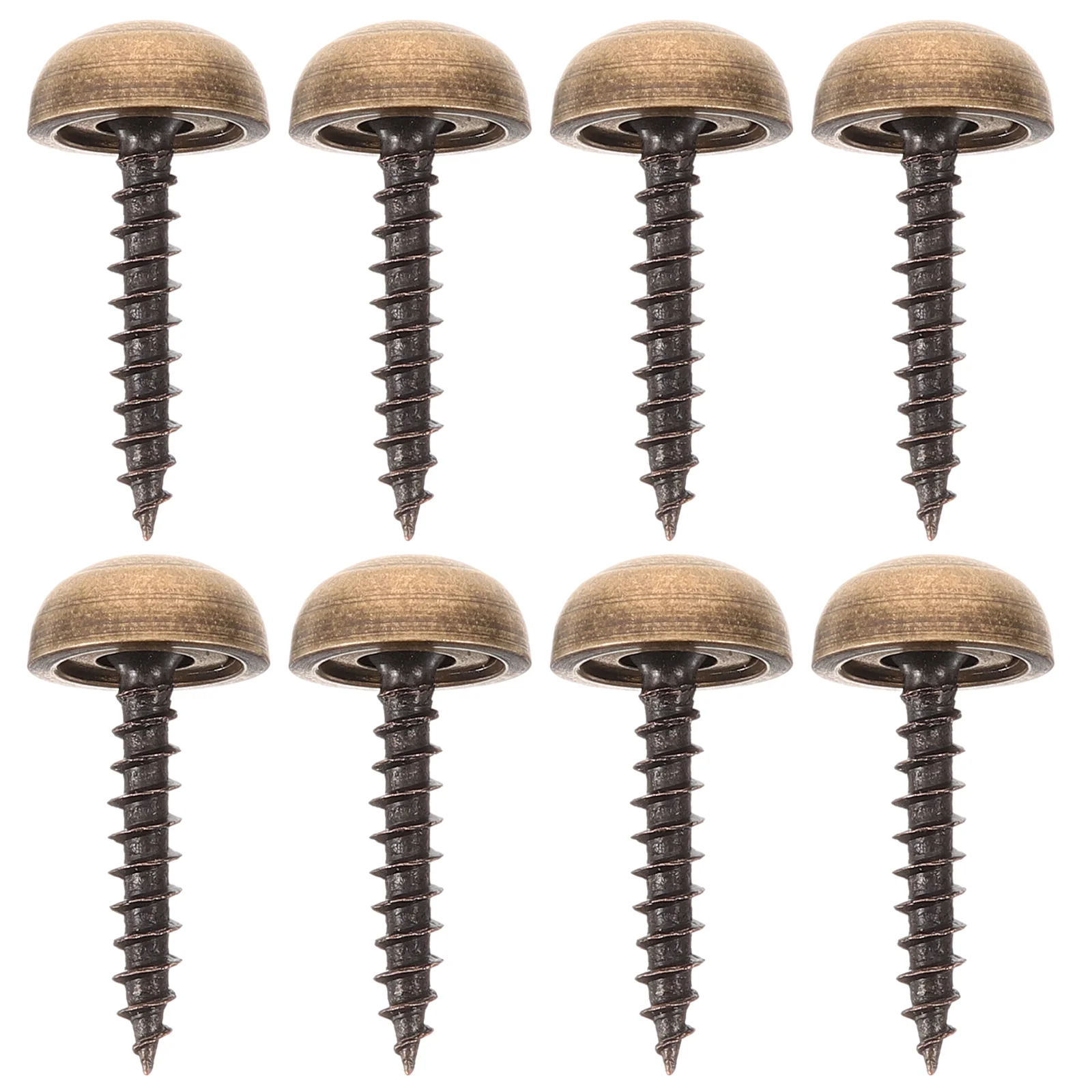 

8 Pcs Self-tapping Bathroom Decorations Screw Caps Brass Screws Decorative Cover