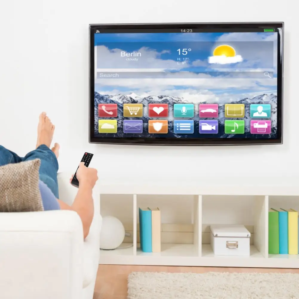 Remote Controller Comfortable Hand Feeling TV Remote Wear-resisting Remote-Control Portable TV Button IR Control
