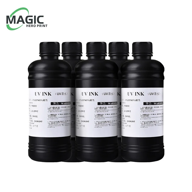 Led Gloss Ink Garrafa para Impressora Epson Verniz para Todos Inkjet uv L1800 1390 1410 R280 R330 1000ml Novo uv - Imagem 5